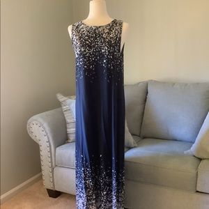 J.Jill long, sleeveless dress